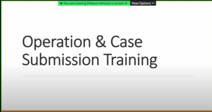 UBB Operation & Case Submission Training – Mandarin